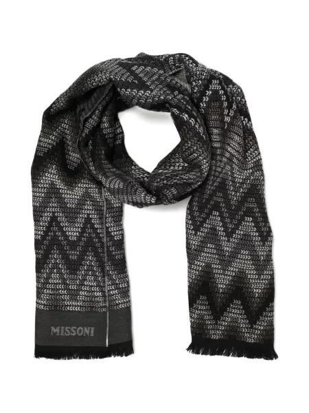 Fular Missoni de lână negru