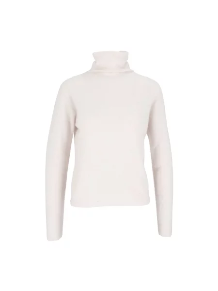 Sweter z golfem Antonelli Firenze wełniany do golfa beżowy