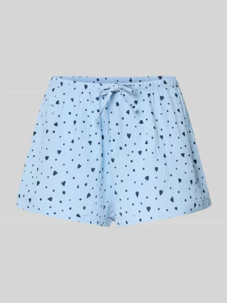 Szorty od piżamy w kroju relaxed fit z nadrukiem z motywem na całej powierzchni Jake*s Casual
