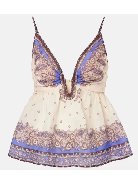 Cu peplum maiou Zimmermann violet