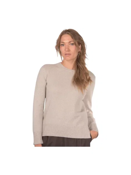 Sweter Gran Sasso z kaszmiru beżowy