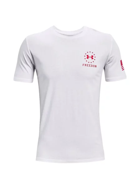 Tricou Under Armour cu imagine alb