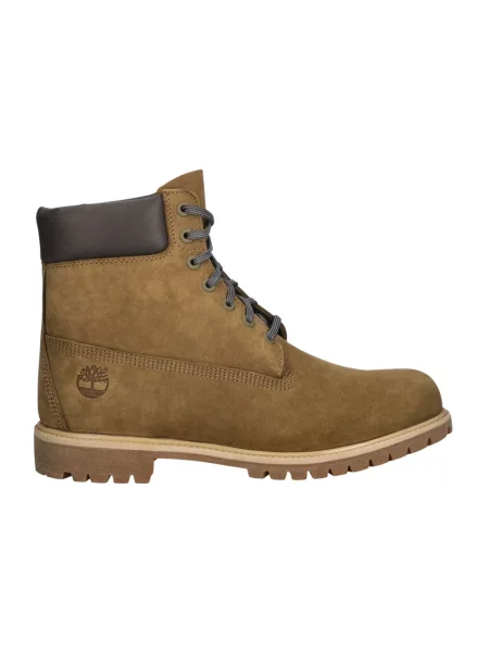 Botki Timberland skórzane zielone
