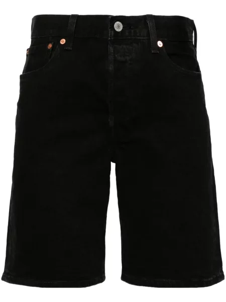 Talie medie pantaloni scurți din denim Levi's® negru