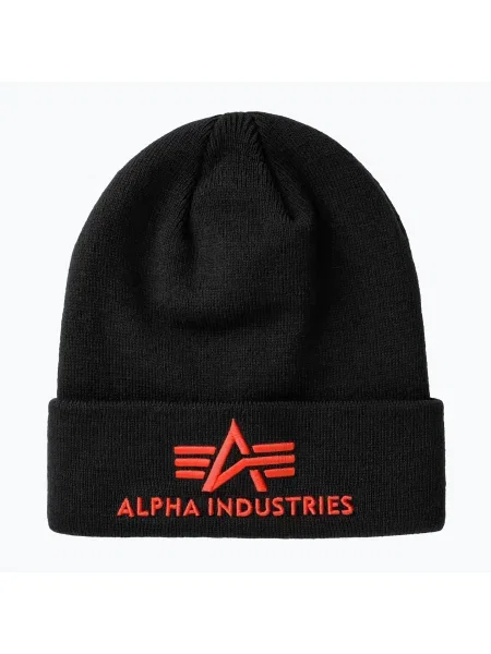 ALPHA INDUSTRIES Čiapky oranžovo červená čierna