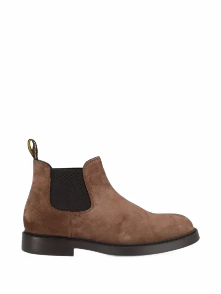 Botine chelsea Doucal's din piele de căprioară maro
