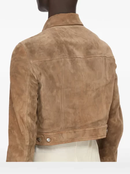 Decupat geacă Rick Owens maro