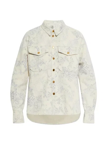 Cămașă Forte_forte cu model floral cu imagine