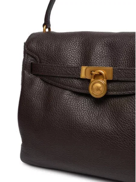 Kabelka MICHAEL Michael Kors Hamilton Tmavo hnedá