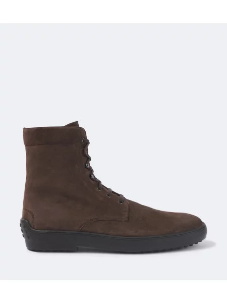 Botine Tod's din piele de căprioară maro