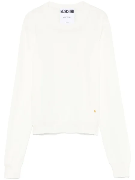 Pulover Moschino alb