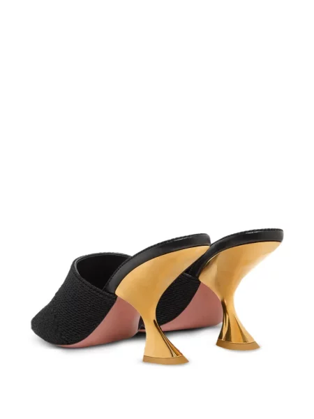 Papuci tip mules Amina Muaddi negru