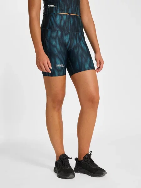 Szorty Hummel HIIT AOP niebieskie