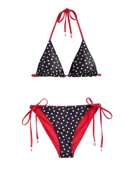 Friends Like These Bikini rdeča / črna bela