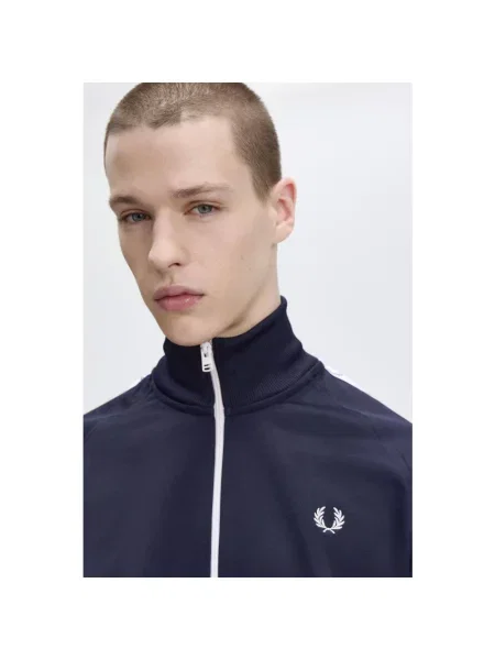 Kurtka Fred Perry do biegania niebieska