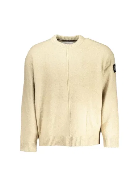 Sweter Calvin Klein beżowy