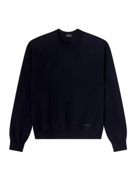 Sweter A.p.c. wełniany niebieski
