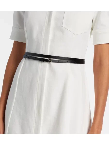 Rochie din denim Altuzarra alb