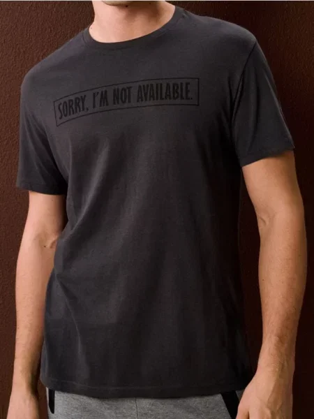 Sinsay tričko s nápisem šedá