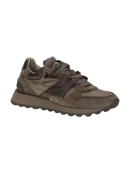 Sneakersy Brunello Cucinelli skórzane brązowe