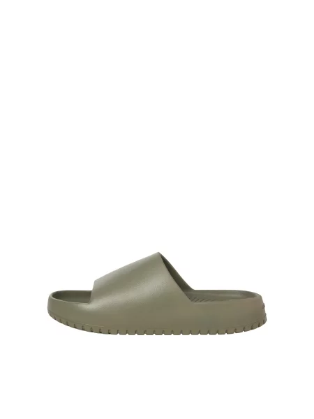 JACK & JONES Saboți Ripple Moulded oliv
