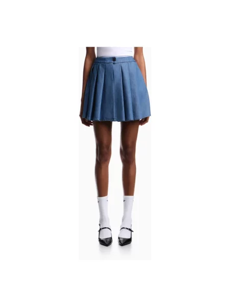 Spódnica jeansowa Emporio Armani niebieska