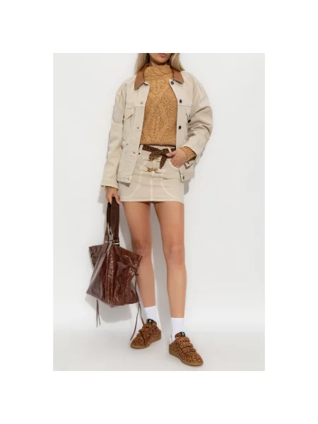 Sweter Isabel Marant brązowy