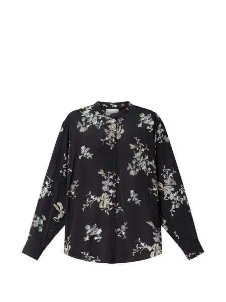 Cămașă Marant Etoile cu model floral cu imagine negru