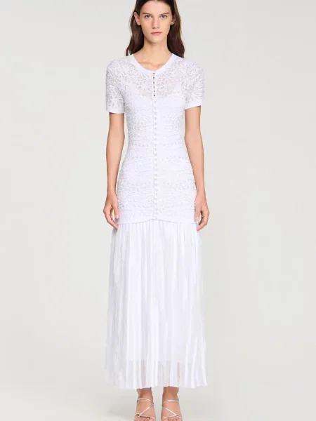 Сукня Sandro біла