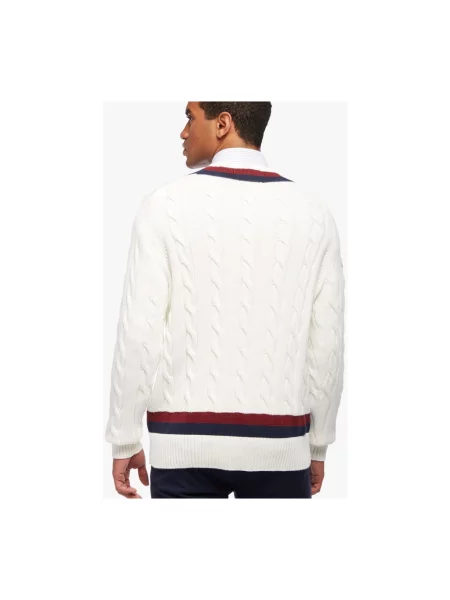 Sweter Brooks Brothers biały