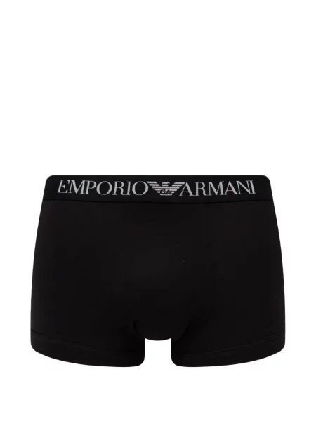 Boxeri Emporio Armani cu autograf negru