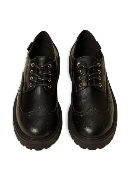 Pantofi Twinset cu șireturi din dantelă negru