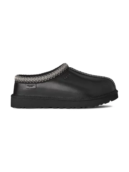 Kožené papuče UGG Tasman Lthr Regen černá