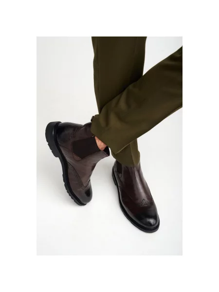 Челсі шкіряні Estro коричневі