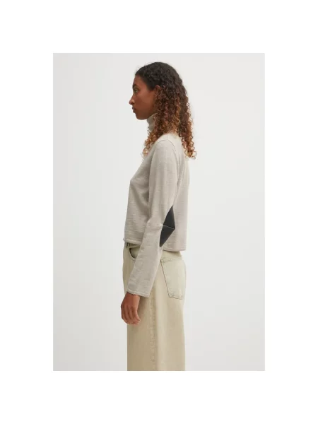 Maison Margiela sweter wełniany beżowy