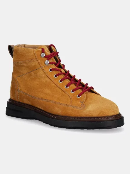 Gant botine de piele întoarsă Hillprep galben