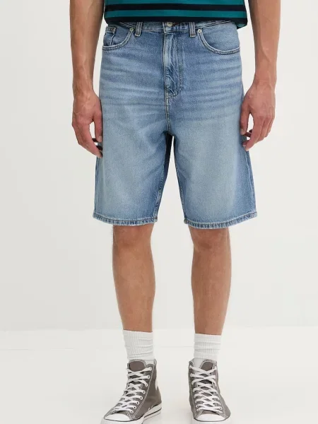 Tommy Jeans šortky džínové modré