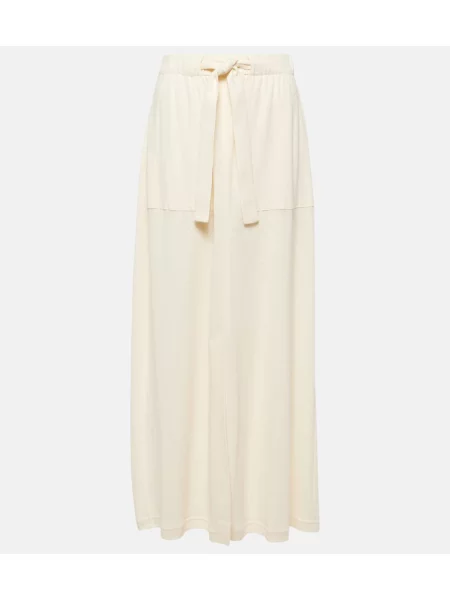 Fusta maxi Max Mara de in alb