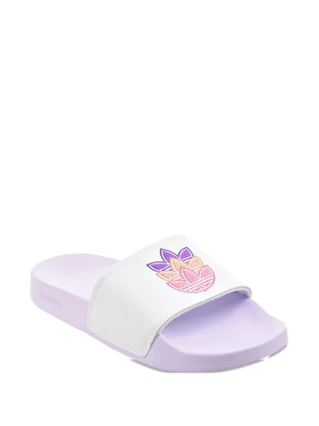 Leggings Adidas alergare cu model floral cu imagine roșu