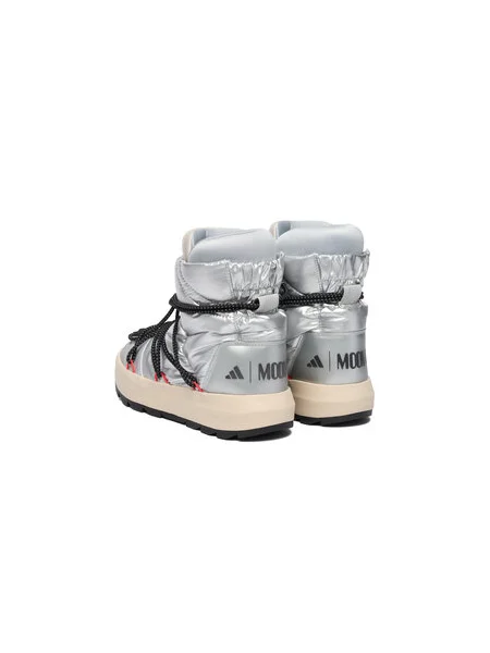 Adidas Snehule Moon Boot Ace strieborná