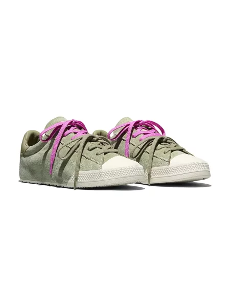 Σουέτ sneakers Converse Chuck Taylor Lo πράσινο