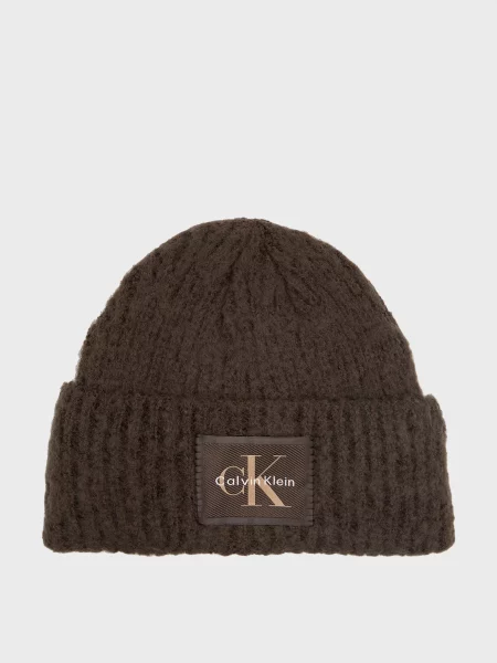 Шапка Calvin Klein коричнева