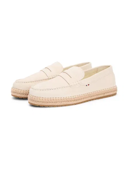 Tommy Hilfiger Espadrile Flexible Hilfiger Sde Espadrille Écru
