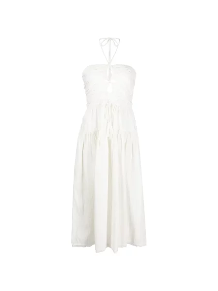Sukienka maxi Ulla Johnson casual beżowa