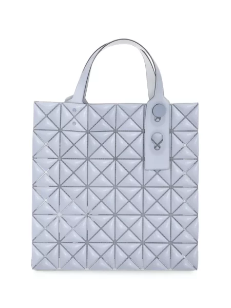 Geantă shopper Bao Bao Issey Miyake cu imprimeu geometric gri