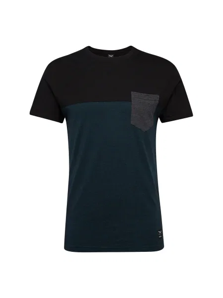 Iriedaily Tricou închis / verde petrol albastru