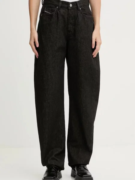 Kavbojke Diesel D-ELLZ rjava