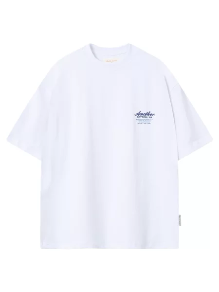 Another Cotton Lab Tricou Adults Only bej / albastru / negru alb
