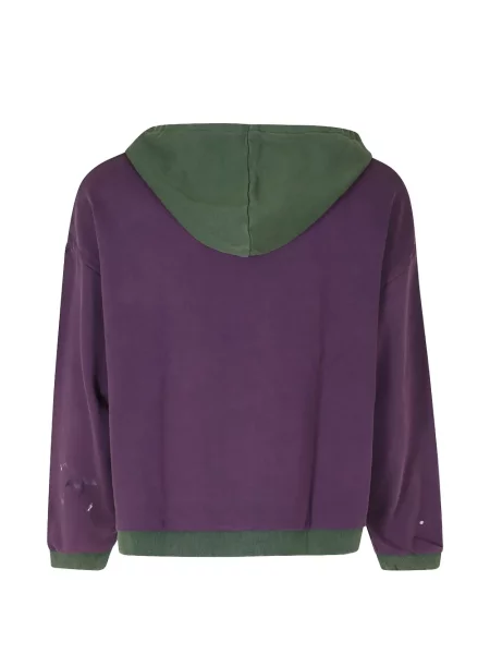 Hanorac cu glugă Found cu imagine violet