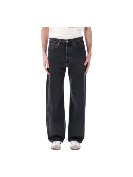 Szerokie jeansy Levi's 501 czarne